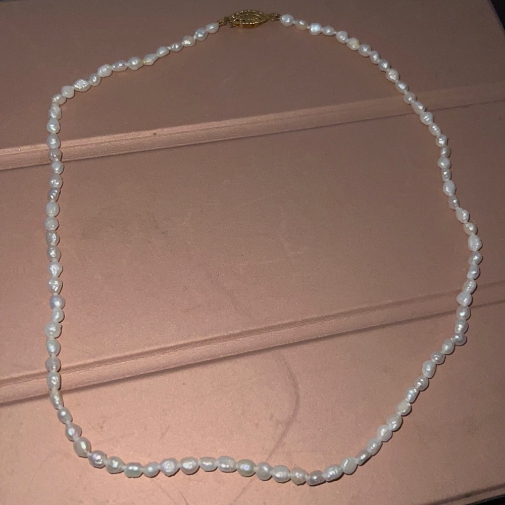 Vintage freshwater pearl choker from Japan